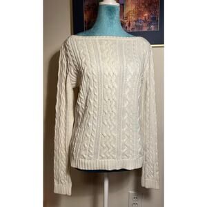 Vintage Ralph Lauren sweater
Color white